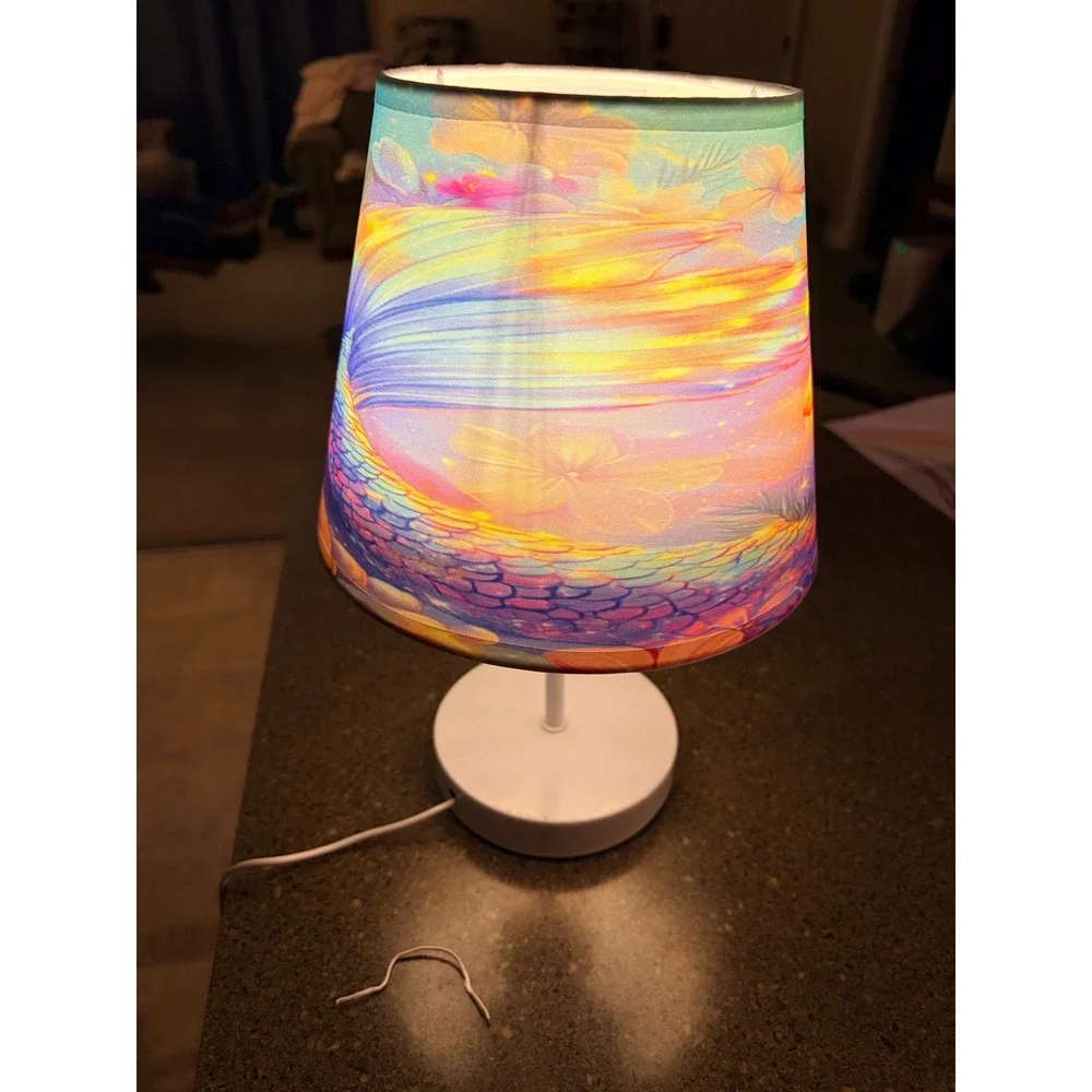 Mermaid‎ Jellyfish Ocean Lamp Kids Night Light USB Powered LED
